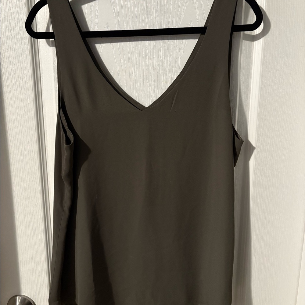 RW&CO. Khaki V-Neck Camisole